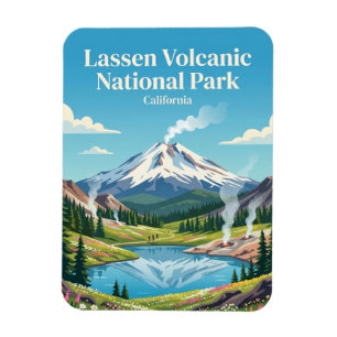 Imán Parque Nacional Volcánico Lassen California