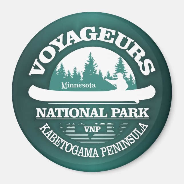 Imán Parque nacional Voyageurs (Frente)
