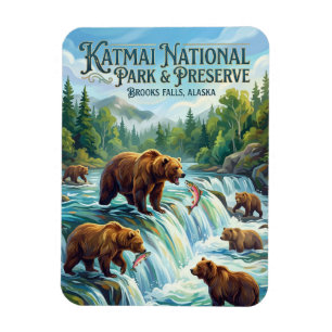 Imán Parque Nacional y Reserva Katmai EE. UU.