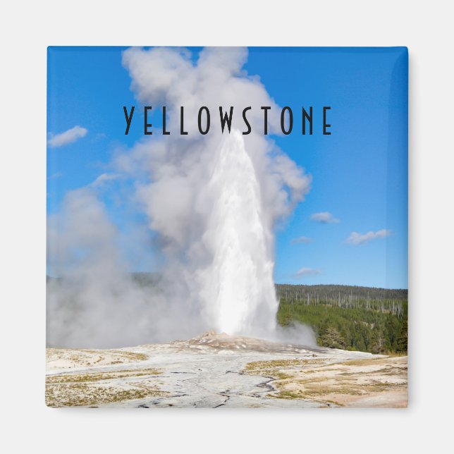 Imán Parque nacional Yellowstone (Frente)