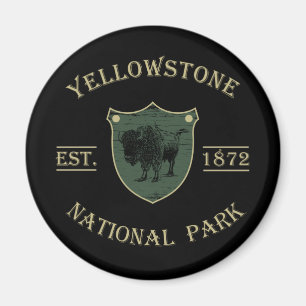 Imán parque nacional yellowstone