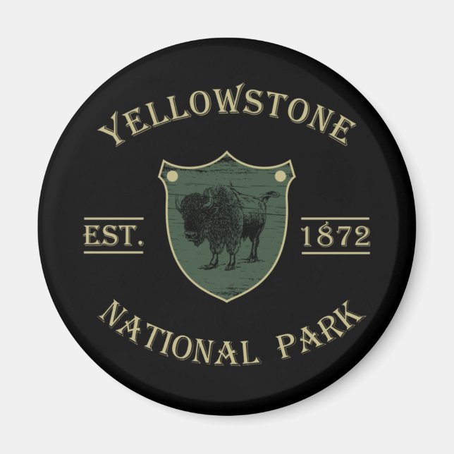 Imán parque nacional yellowstone (Frente)