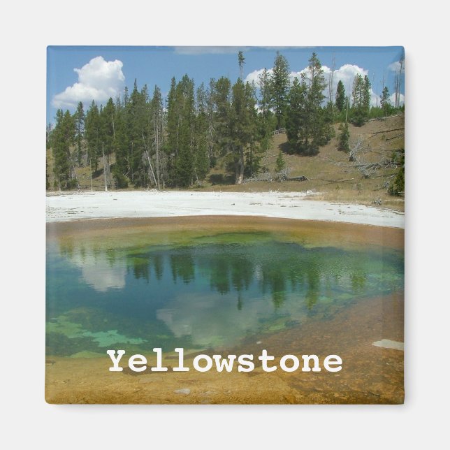 Imán Parque nacional Yellowstone (Frente)