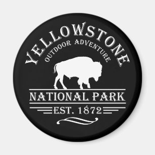 Imán parque nacional yellowstone