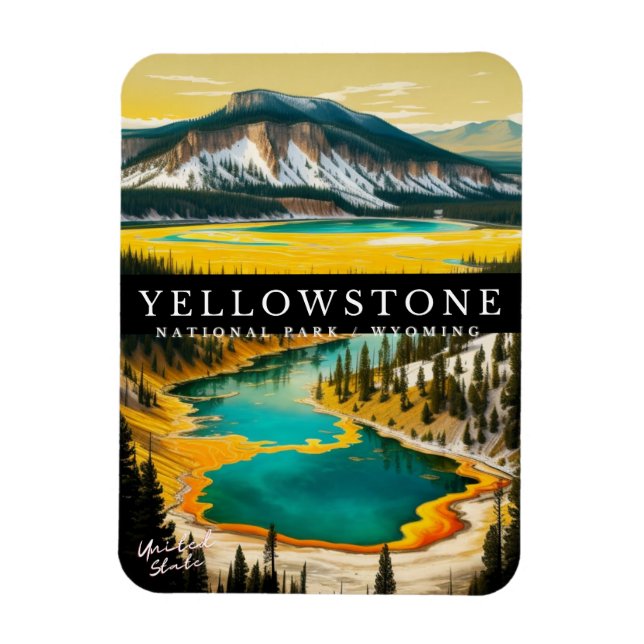 IMÁN PARQUE NACIONAL YELLOWSTONE (Vertical)