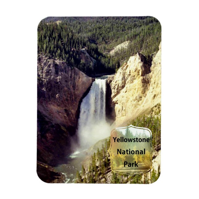 Imán Parque nacional Yellowstone Fridge Magnet (Vertical)