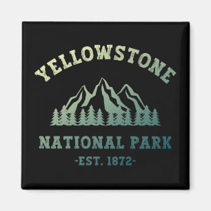 Imán Parque nacional Yellowstone Gradient Camping