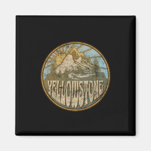 Imán Parque nacional Yellowstone Montañas naturales
