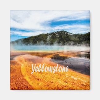 Imán Parque nacional Yellowstone Montañas Naturaleza An