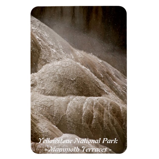 IMÁN PARQUE NACIONAL YELLOWSTONE, TERRACAS DE MAMMOTH ( (Vertical)
