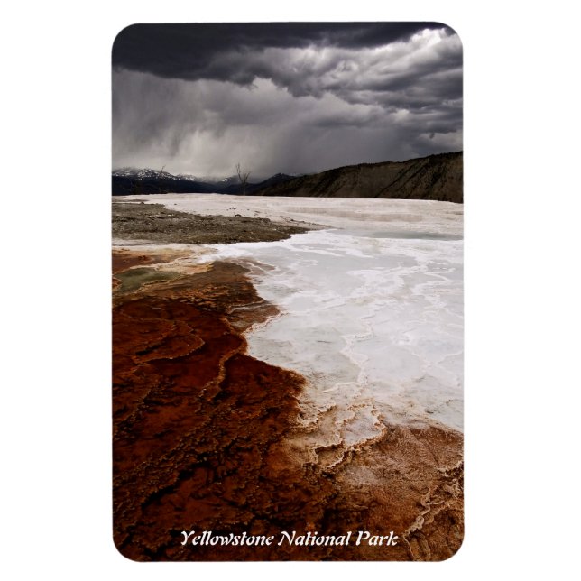 IMÁN PARQUE NACIONAL YELLOWSTONE, TERRAZAS DE MAMMOTH ( (Vertical)