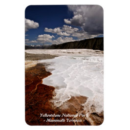 IMÁN PARQUE NACIONAL YELLOWSTONE, TERRAZAS DE MAMMOTH