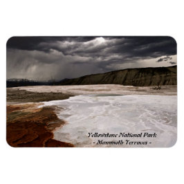 IMÁN PARQUE NACIONAL YELLOWSTONE, TERRAZAS DE MAMMOTH (