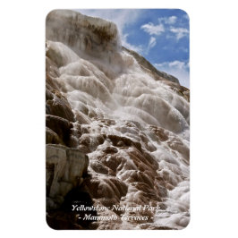 IMÁN PARQUE NACIONAL YELLOWSTONE, TERRAZAS DE MAMMOTH (
