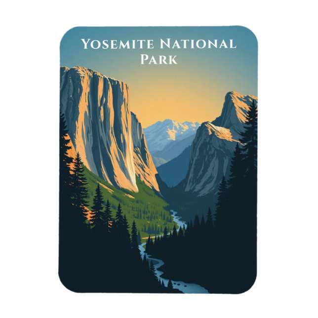 Imán Parque nacional Yosemite, California, paisaje de v (Vertical)