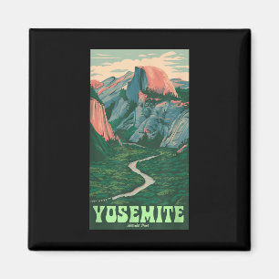 Imán Parque Nacional Yosemite Half-dome Vintage, Sender