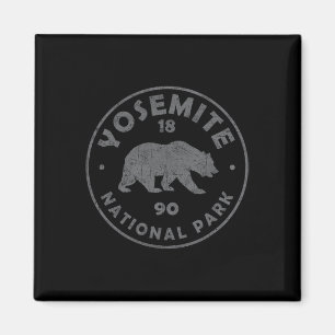 Imán Parque Nacional Yosemite Retro Us Recuerdo Vintage