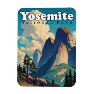 Imán Parque Nacional Yosemite Vintage