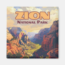 Parque nacional Zion Retro Cañón Utah Moab