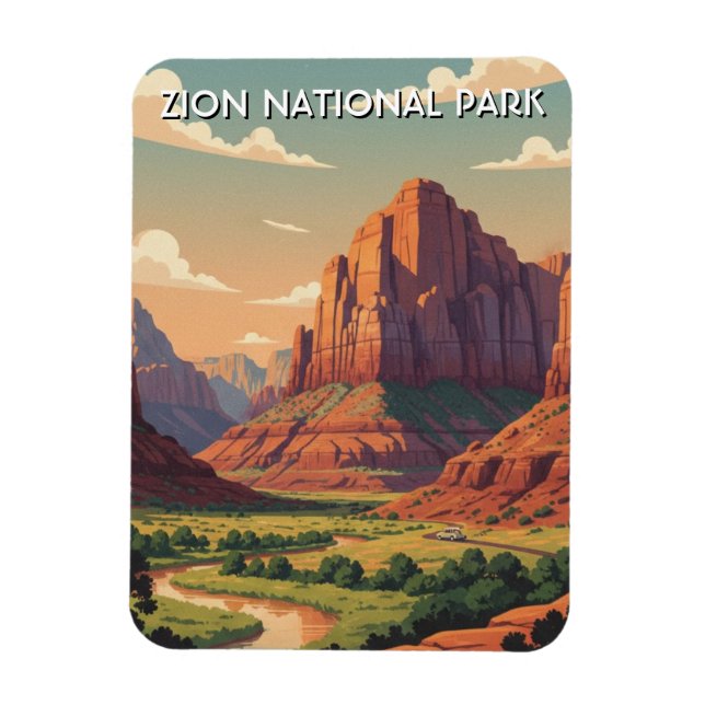 Imán Parque Nacional Zion Utah (Vertical)