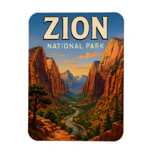 Imán Parque Nacional Zion Utah Regalo de viaje