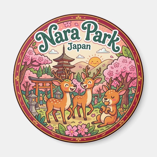 Imán Parque Nara Japón (Frente)