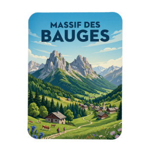 Imán Parque Natural Regional del Macizo de Bauges Franc