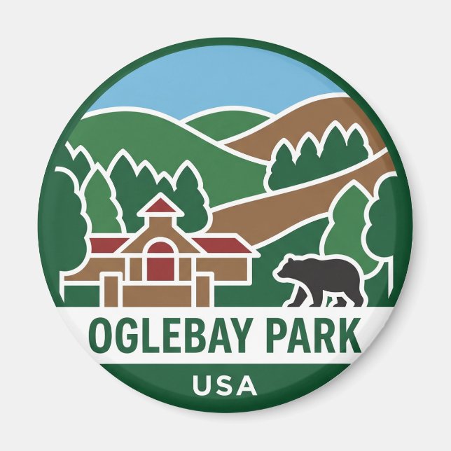 Imán Parque Oglebay EE. UU. (Frente)