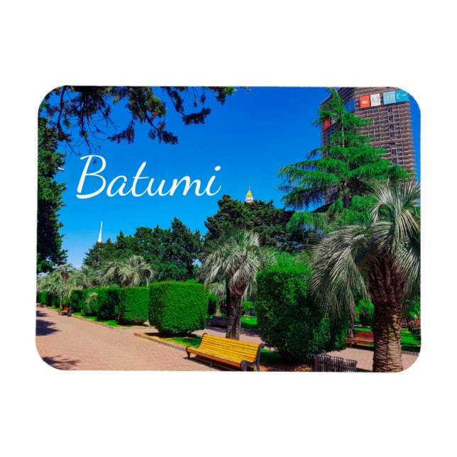 Imán Parque paisajístico de la arquitectura Batumi de G (Horizontal)