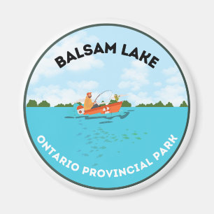 Imán Parque provincial del Lago Balsam de Ontario