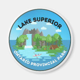 Imán Parque Provincial del Lago Superior de Ontario
