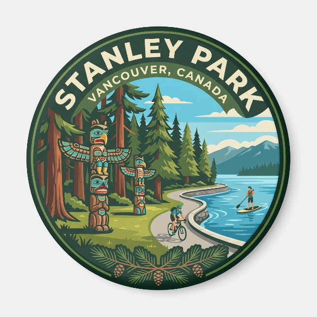 Imán Parque Stanley Canadá (Frente)