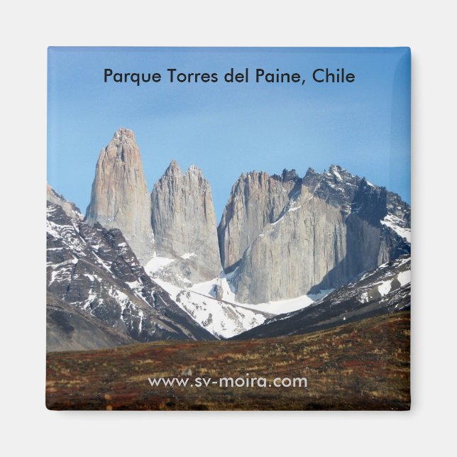 Imán Parque Torres del Paine, Chile (Frente)