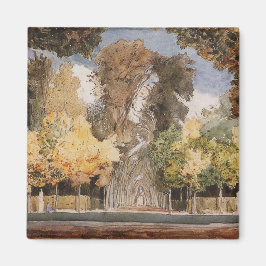 Imán Parque Versailles en otoño (por Konstantin Somov)