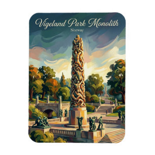 Imán Parque Vigeland Noruega
