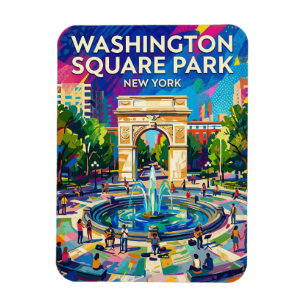 Imán Parque Washington Square EE. UU.
