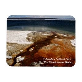 IMÁN PARQUE YELLOWSTONE, CUENCA DEL GÉISER WEST THUMB (