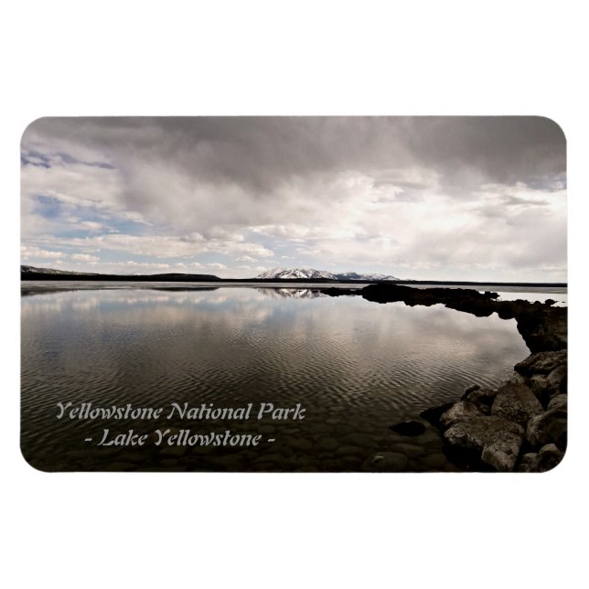 IMÁN PARQUE YELLOWSTONE, LAGO YELLOWSTONE (Horizontal)