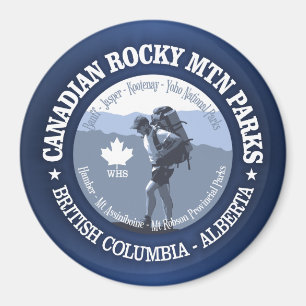 Imán Parques de montaña rocosos canadienses