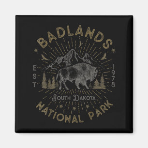 Imán Parques Nacionales de Badlands Dakota del Sur al A