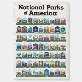 Imán Parques nacionales de los Estados Unidos de Améric