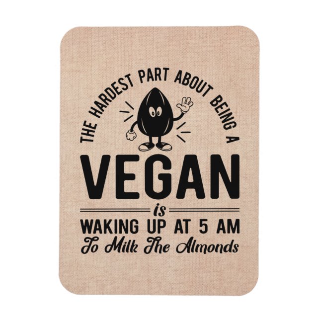 Imán Parte más dura Vegan, Leche los almendros, diverti (Vertical)
