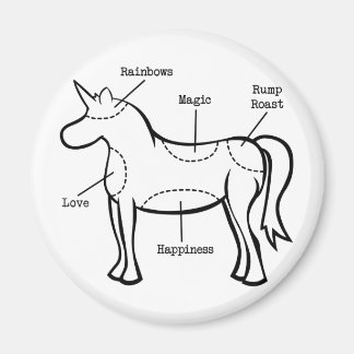 Imán Partes de unicornio