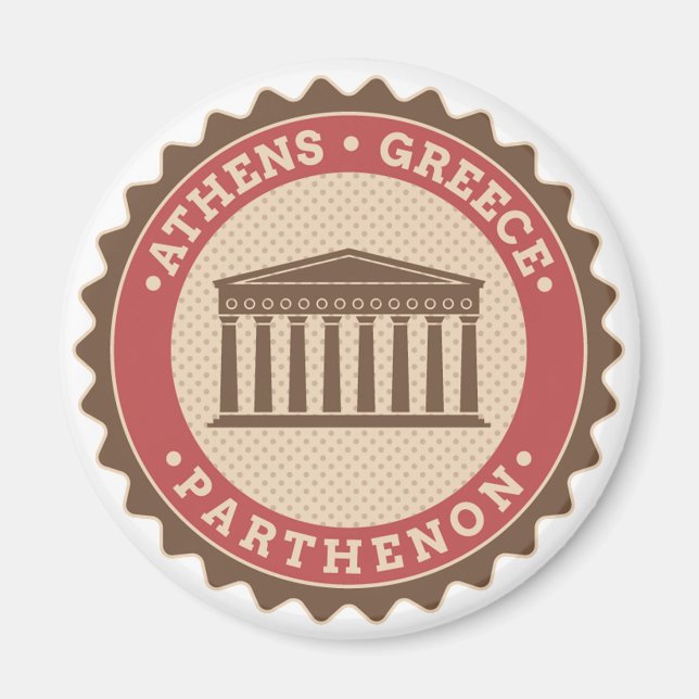Imán Parthenon Atenas Grecia (Frente)