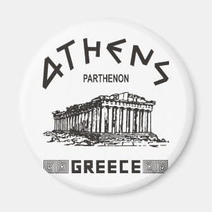 Imán Parthenon - Atenas - Griego (negro)