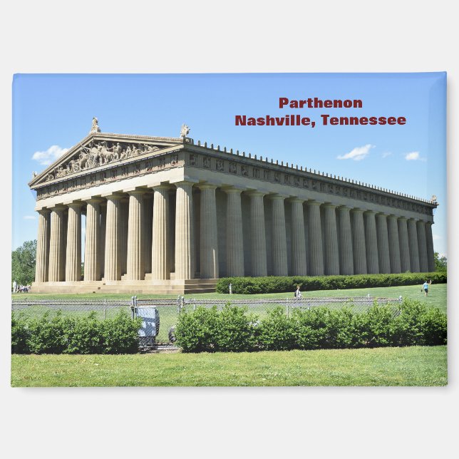 Imán Parthenon Nashville, postal de tennessee (Anverso)