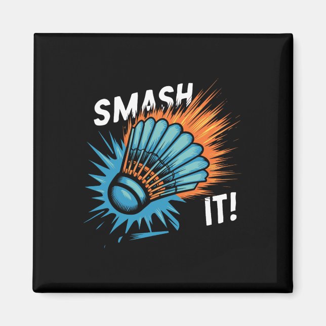 Imán Partida de Badminton del lanzadera (Frente)