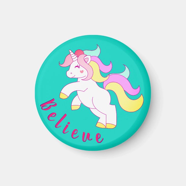 Imán Partidarios de Unicornio (Frente)