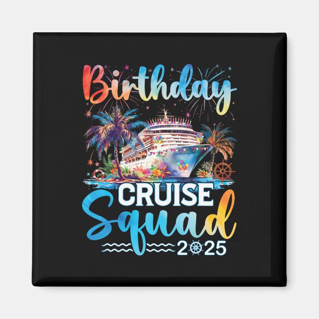 Imán Partido de cumpleaños del crucero de cumpleaños 20 (Frente)