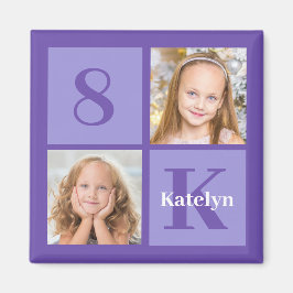 Imán Partido de Cumpleaños del Personalizado de Collage